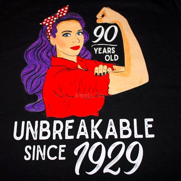 New Port & Company 90 Years Old Tee - Medium - Picture 2 of 9